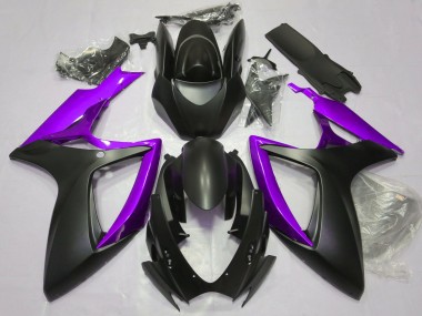 Nero Opaco & Viola 2006-2007 GSXR 600-750 Carena Moto