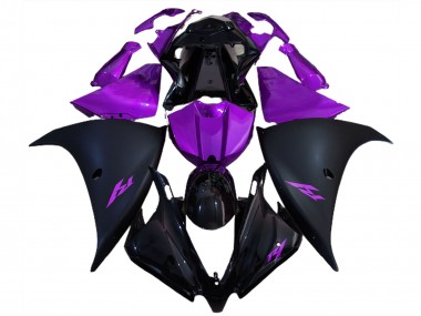 Nero Opaco & Viola 2012-2014 R1 Carena Moto