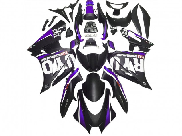 Nero Opaco & Viola 2017-2023 GSXR 1000 Carena Moto Nero Opaco & Viola 2017-2023 GSXR 1000 Carena Moto