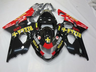 Nero Rizla 2004-2005 GSXR 600-750 Carena Moto