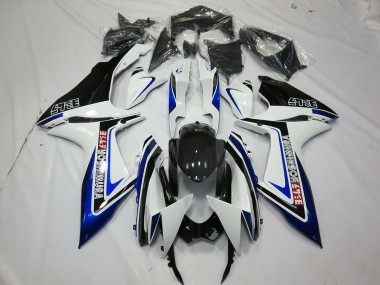Nero Rockstar 2011-2024 GSXR 600-750 Carena Moto