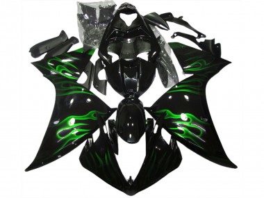 Nero & Verde Fiamma 2009-2011 R1 Carena Moto