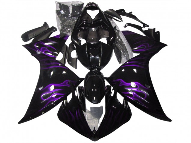 Nero & Viola Fiamma 2009-2011 R1 Carena Moto Nero & Viola Fiamma 2009-2011 R1 Carena Moto