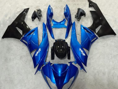 Ninja Blu & Nero 2009-2012 ZX6R Carena Moto