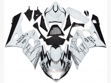 OEM Bianco Corona Stile 2005-2006 GSXR 1000 Carena Moto