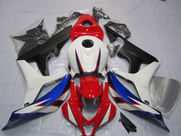 OEM Design In Stile Bianco Rosso Blu 2007-2008 CBR600RR Carena Moto OEM Design In Stile Bianco Rosso Blu 2007-2008 CBR600RR Carena Moto