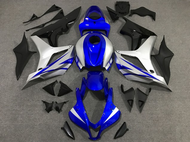 OEM Stile Blu & Argento 2007-2008 CBR600RR Carena Moto OEM Stile Blu & Argento 2007-2008 CBR600RR Carena Moto