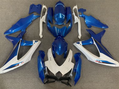 OEM Stile Blu & Bianco 2008-2010 GSXR 600-750 Carena Moto