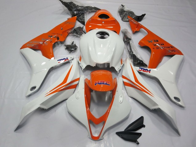 Orange Et Blanc HRC 2007-2008 CBR600RR Carena Moto Orange Et Blanc HRC 2007-2008 CBR600RR Carena Moto