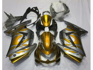 Oro & Argento Fiamma 2008-2012 Ninja 250 Carena Moto
