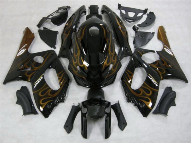 Oro Fiamma Lucido 1998-2007 YZF600 Carena Moto Oro Fiamma Lucido 1998-2007 YZF600 Carena Moto