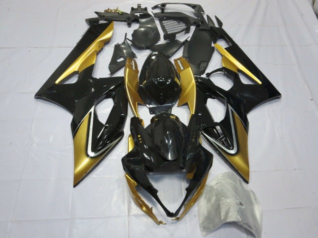 Oro & Nero 2005-2006 GSXR 1000 Carena Moto Oro & Nero 2005-2006 GSXR 1000 Carena Moto
