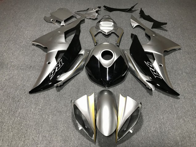 Personalizzato Argento & Nero 2008-2016 R6 Carena Moto Personalizzato Argento & Nero 2008-2016 R6 Carena Moto
