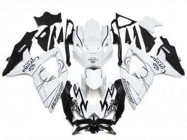 Personalizzato Corona Speciale Con Il Bianco 2008-2010 GSXR 600-750 Carena Moto