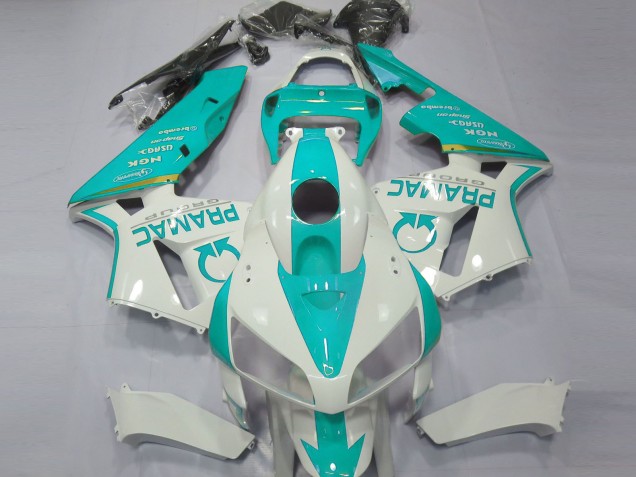 Personalizzato Verde Acqua 2005-2006 CBR600RR Carena Moto Personalizzato Verde Acqua 2005-2006 CBR600RR Carena Moto