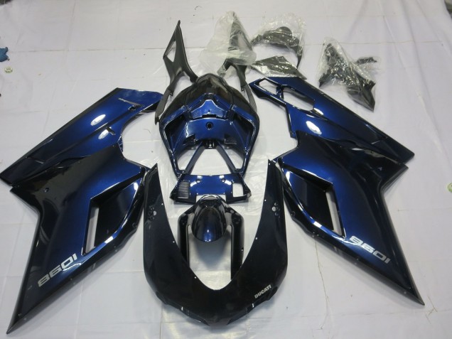 Profondo Blu 2007-2014 Ducati 848 1098 1198 Carena Moto Profondo Blu 2007-2014 Ducati 848 1098 1198 Carena Moto