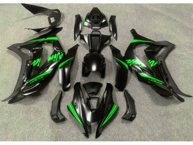 Raso Nero & Verde 2016-2019 ZX10R Carena Moto Raso Nero & Verde 2016-2019 ZX10R Carena Moto