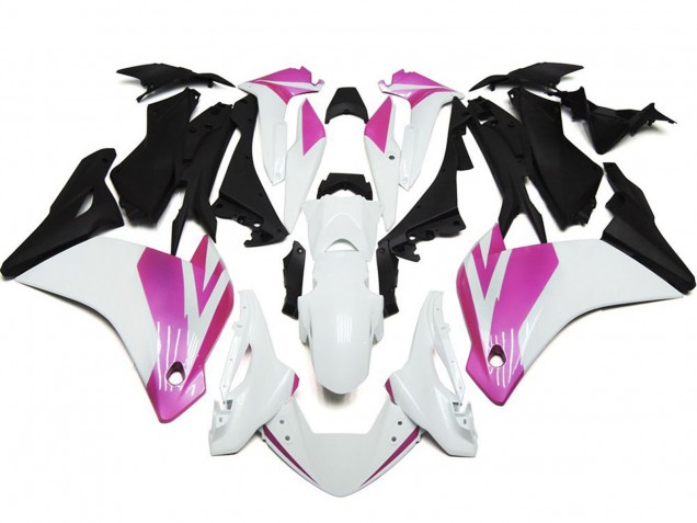 Rosa & Bianco Lucido 2011-2014 CBR250RR Carena Moto Rosa & Bianco Lucido 2011-2014 CBR250RR Carena Moto