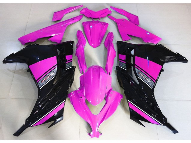 Rosa Caldo & Nero 2013-2018 Ninja 300 Carena Moto Rosa Caldo & Nero 2013-2018 Ninja 300 Carena Moto
