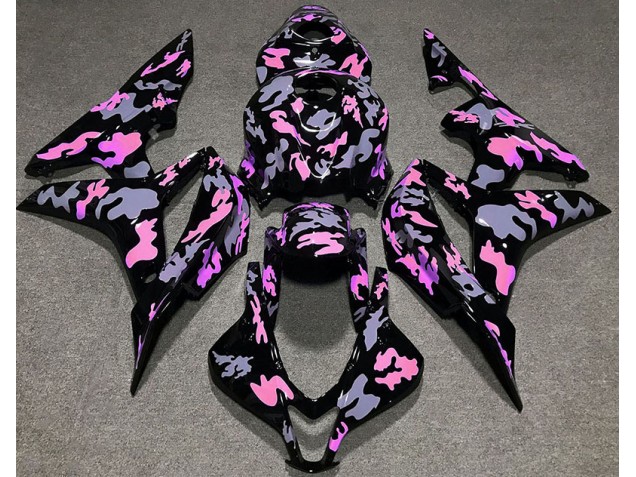 Rosa & Grigio Mimetico 2007-2008 CBR600RR Carena Moto Rosa & Grigio Mimetico 2007-2008 CBR600RR Carena Moto