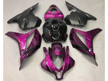 Rosa Intenso Con Nero 2009-2012 CBR600RR Carena Moto
