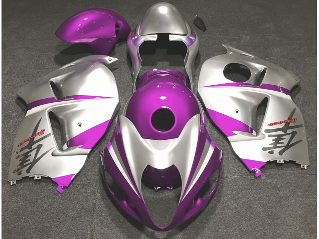 Rosa Lucido & Argento 1997-2007 GSXR 1300 Carena Moto Rosa Lucido & Argento 1997-2007 GSXR 1300 Carena Moto