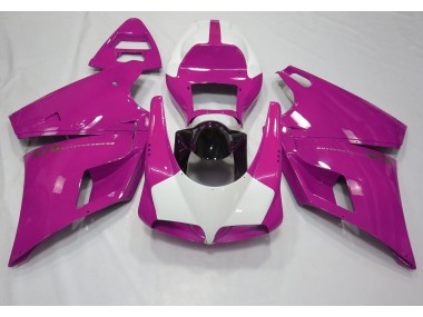 Rosa Lucido & Bianco 1993-2005 Ducati 996 748 916 998 Carena Moto