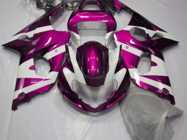Rosa Lucido & Bianco 2000-2002 GSXR 1000 Carena Moto