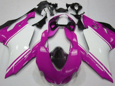 Rosa Lucido Bianco & Nero 2011-2014 Ducati 1199 Carena Moto