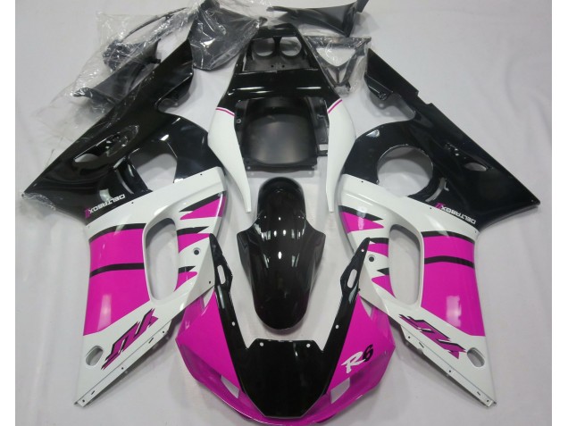 Rosa Lucido & Nero 1998-2002 R6 Carena Moto Rosa Lucido & Nero 1998-2002 R6 Carena Moto