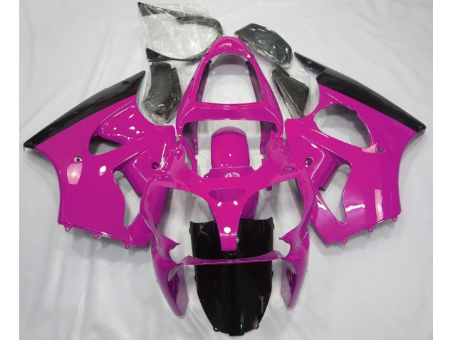 Rosa Lucido & Nero 2000-2002 ZX6R Carena Moto Rosa Lucido & Nero 2000-2002 ZX6R Carena Moto