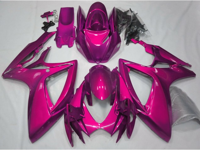 Rosa Lucido Tinta Unita 2006-2007 GSXR 600-750 Carena Moto Rosa Lucido Tinta Unita 2006-2007 GSXR 600-750 Carena Moto