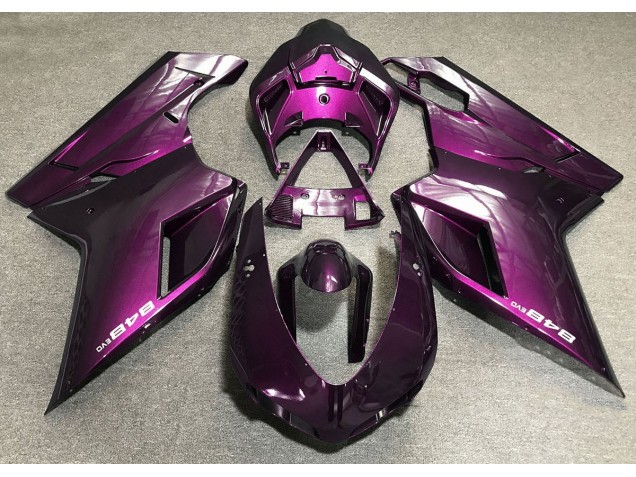 Rosa Scuro 2007-2014 Ducati 848 1098 1198 Carena Moto Rosa Scuro 2007-2014 Ducati 848 1098 1198 Carena Moto