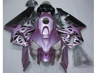 Rose Pourpre Flamme 2005-2006 CBR600RR Carena Moto