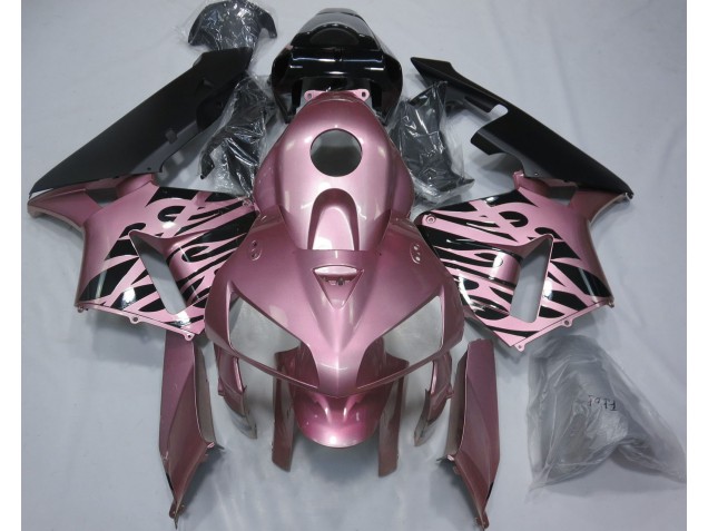 Rose Rose Flamme 2005-2006 CBR600RR Carena Moto Rose Rose Flamme 2005-2006 CBR600RR Carena Moto