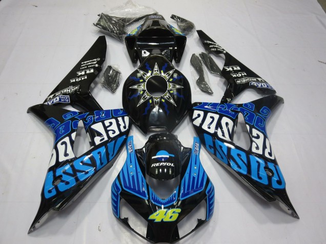 Rossi Blu Lucido 2006-2007 CBR1000RR Carena Moto Rossi Blu Lucido 2006-2007 CBR1000RR Carena Moto