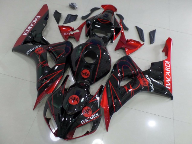 Rosso Bacardi 2006-2007 CBR1000RR Carena Moto Rosso Bacardi 2006-2007 CBR1000RR Carena Moto