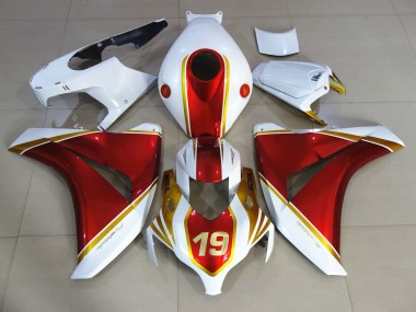 Rosso & Bianco 19 2008-2011 CBR1000RR Carena Moto
