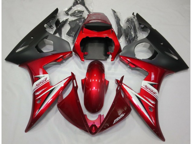 Rosso Bianco 2003-2004 R6 Carena Moto Rosso Bianco 2003-2004 R6 Carena Moto