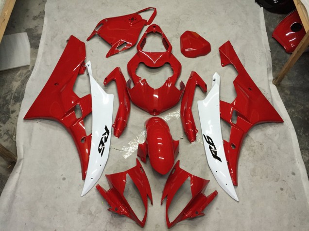 Rosso & Bianco 2006-2007 R6 Carena Moto Rosso & Bianco 2006-2007 R6 Carena Moto