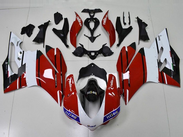 Rosso & Bianco 2015-2017 Ducati 959 1299 Carena Moto Rosso & Bianco 2015-2017 Ducati 959 1299 Carena Moto