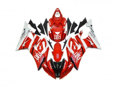 Rosso & Bianco Con Stelle 2008-2016 R6 Carena Moto