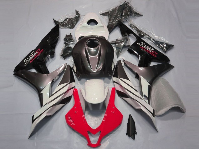 Rosso Bianco & Grigio 2007-2008 CBR600RR Carena Moto Rosso Bianco & Grigio 2007-2008 CBR600RR Carena Moto