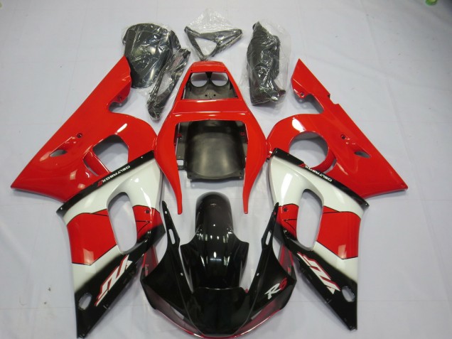 Rosso Bianco & Nero 1998-2002 R6 Carena Moto Rosso Bianco & Nero 1998-2002 R6 Carena Moto