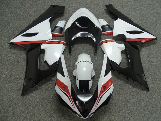Rosso Bianco & Nero 2005-2006 ZX6R Carena Moto Rosso Bianco & Nero 2005-2006 ZX6R Carena Moto