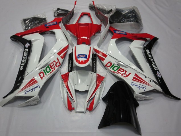 Rosso Bianco Nero 2011-2015 ZX10R Carena Moto Rosso Bianco Nero 2011-2015 ZX10R Carena Moto