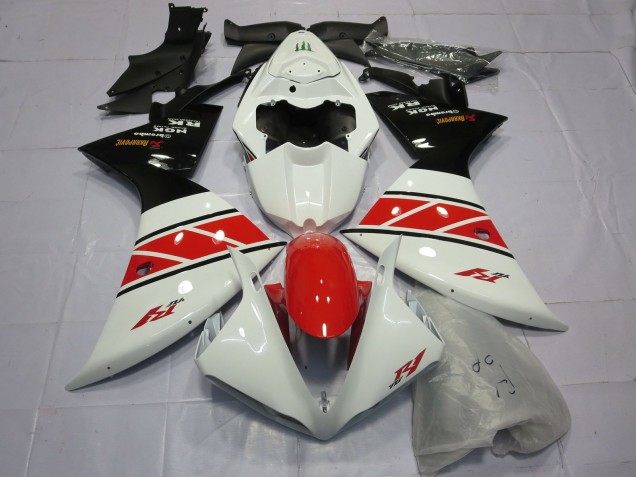 Rosso Bianco & Nero 2012-2014 R1 Carena Moto Rosso Bianco & Nero 2012-2014 R1 Carena Moto