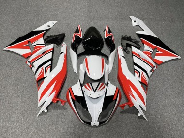 Rosso Bianco & Nero Zag 2009-2012 ZX6R Carena Moto