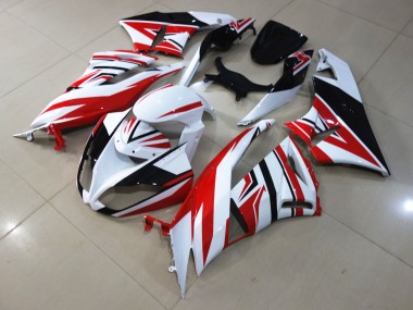 Rosso Bianco Zagg 2009-2012 ZX6R Carena Moto