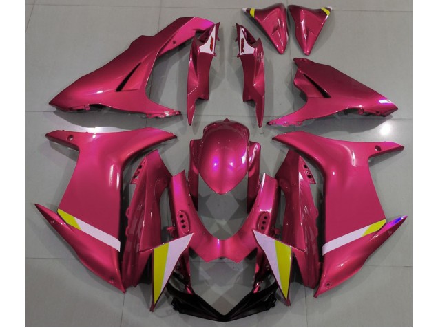 Rosso Caramella Completamente Lucido 2011-2024 GSXR 600-750 Carena Moto Rosso Caramella Completamente Lucido 2011-2024 GSXR 600-750 Carena Moto